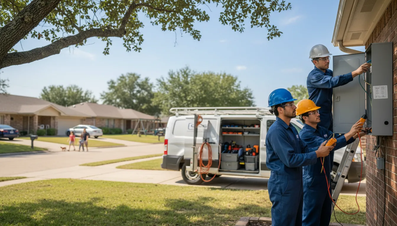 Certified electrician providing emergency electrical services in New Bloomington, OH